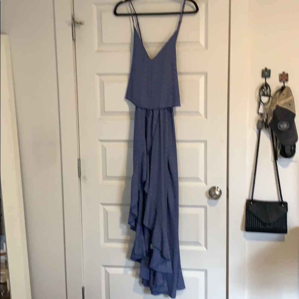 Vici Blue High-Low Dress
